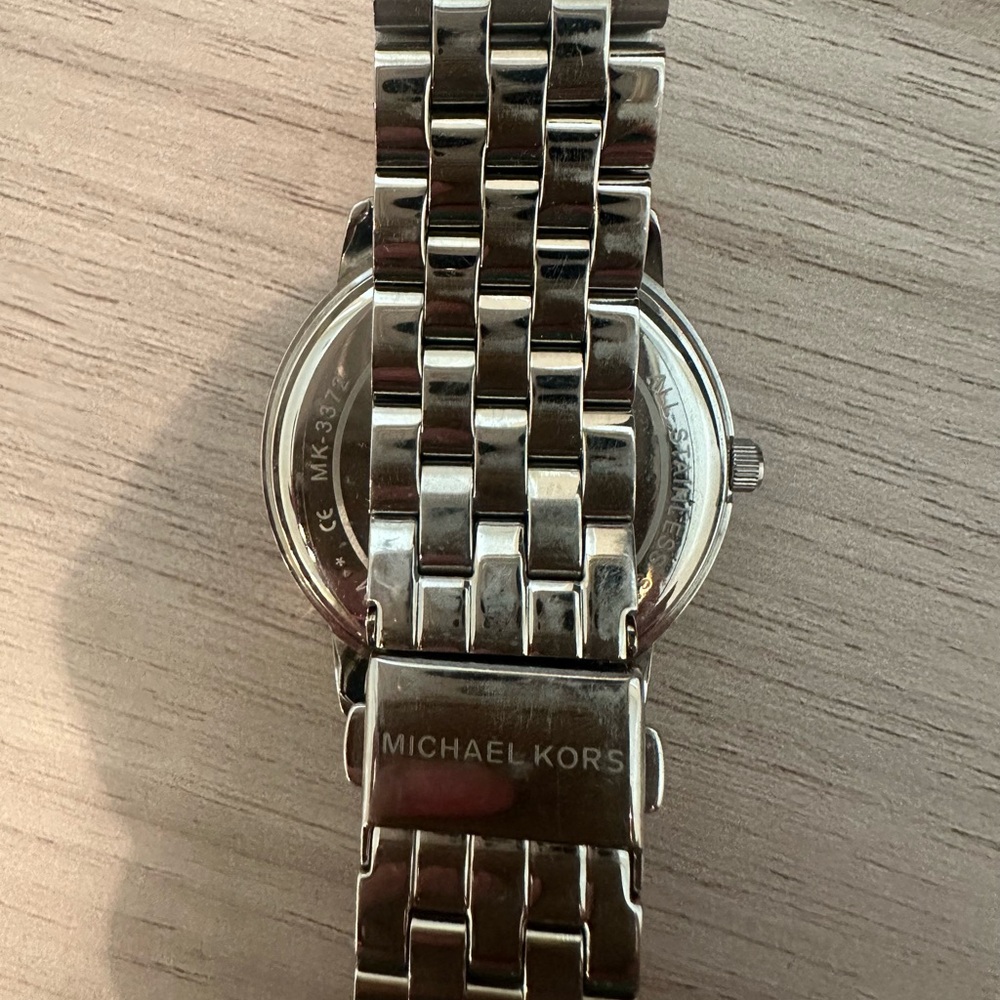 Michael Kors Silver Crystal-Embellished Watch - Picture 4 of 4